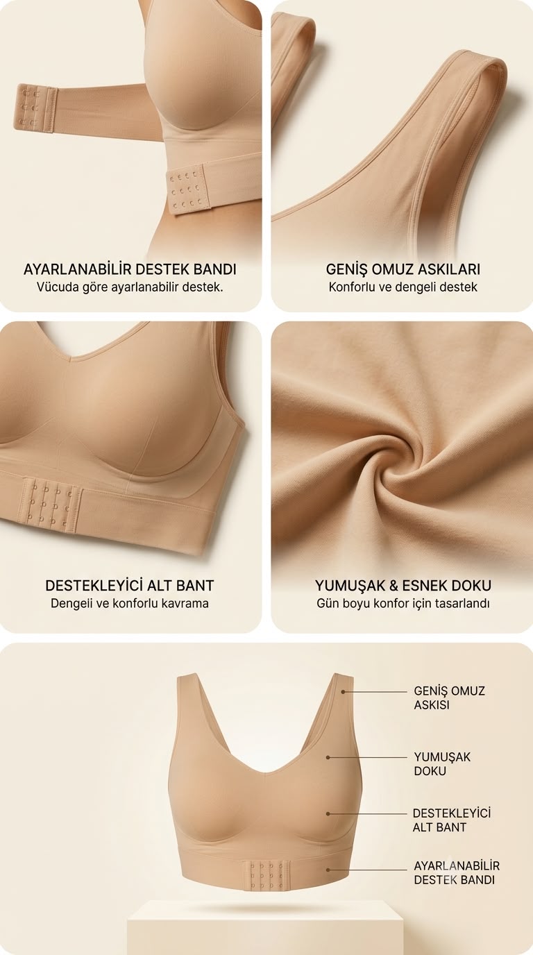 COLARİA™ PostureFit Dik Duruş Korse Sütyeni